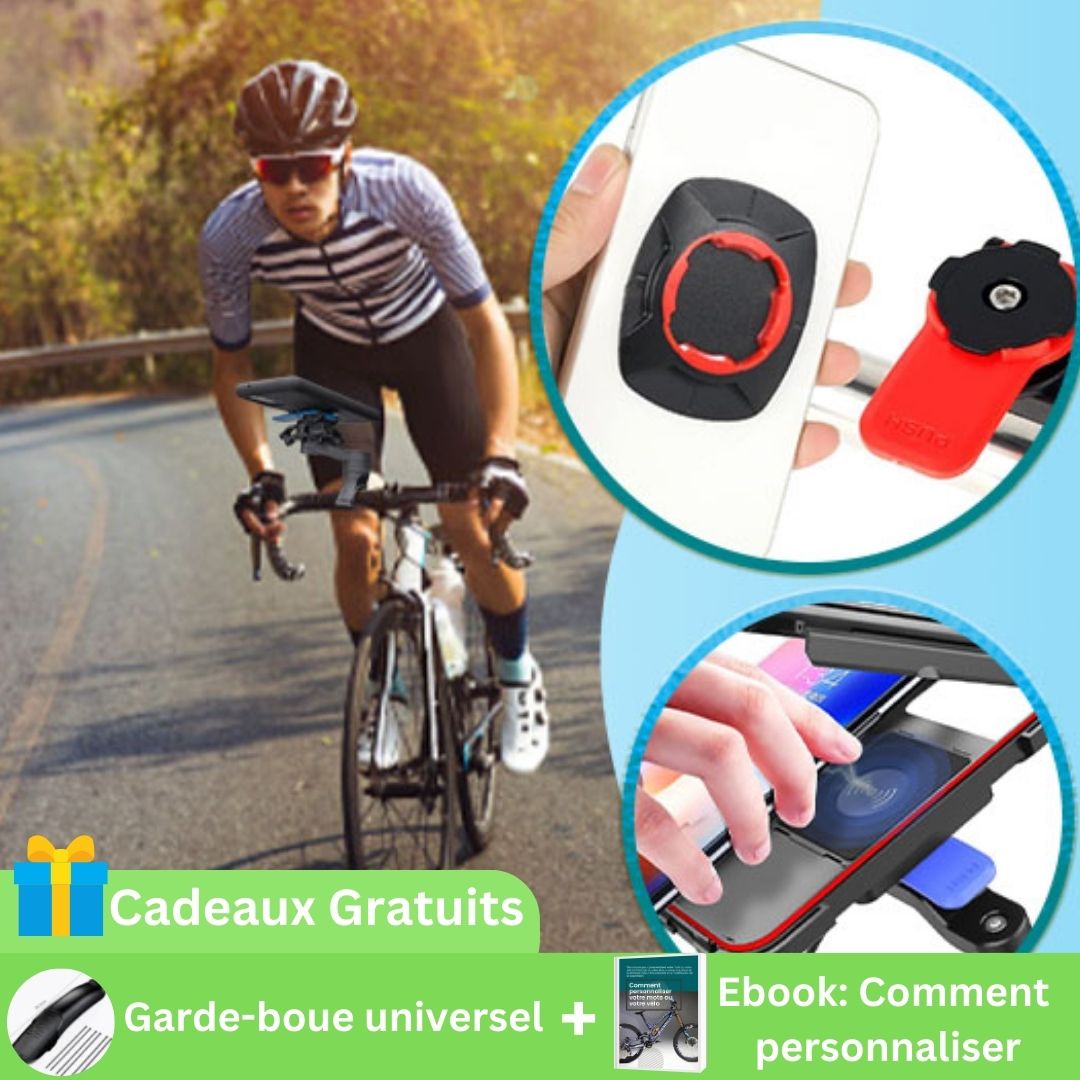 Support de Téléphone Portable Rotatif à 360 ° pour Moto et Vélo - Moto et Velo
