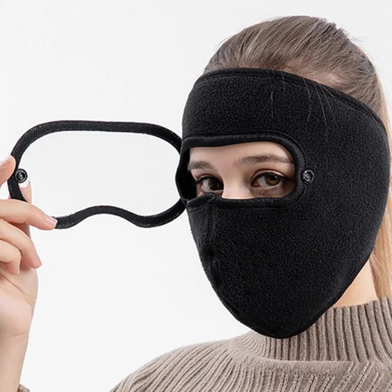 CAGOULE ANTI FROID - Avec visière intégrée - Moto et Velo